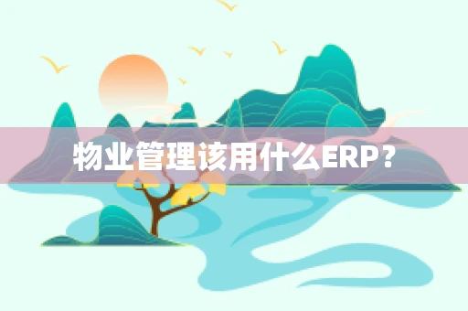 物业管理该用什么ERP？