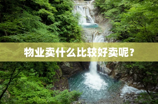 物业卖什么比较好卖呢？