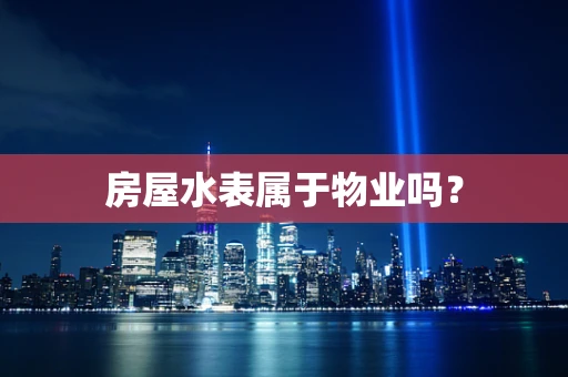 房屋水表属于物业吗？