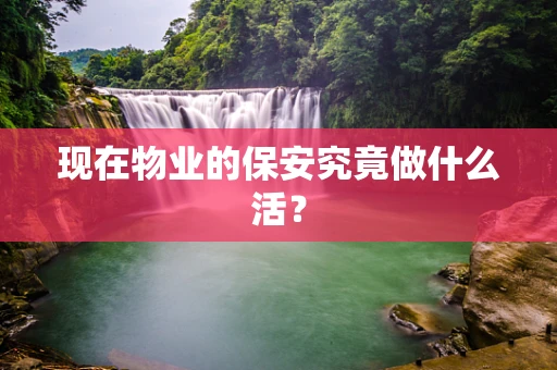 现在物业的保安究竟做什么活？