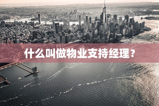 什么叫做物业支持经理？