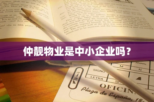 仲靓物业是中小企业吗？