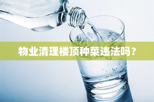 物业清理楼顶种菜违法吗？