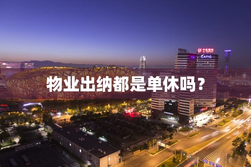 物业出纳都是单休吗？
