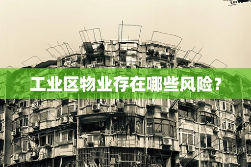 工业区物业存在哪些风险？
